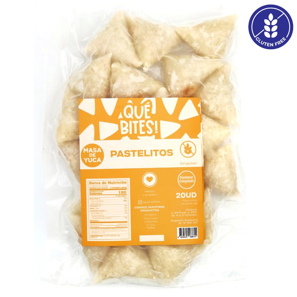 Que Bites Pastelitos de Queso de Bufala 20 Und