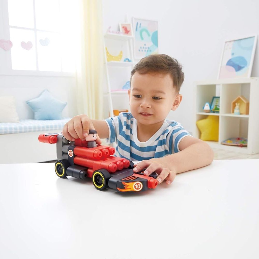 PolyM Racing Car 31 Pzas 2-6 Years