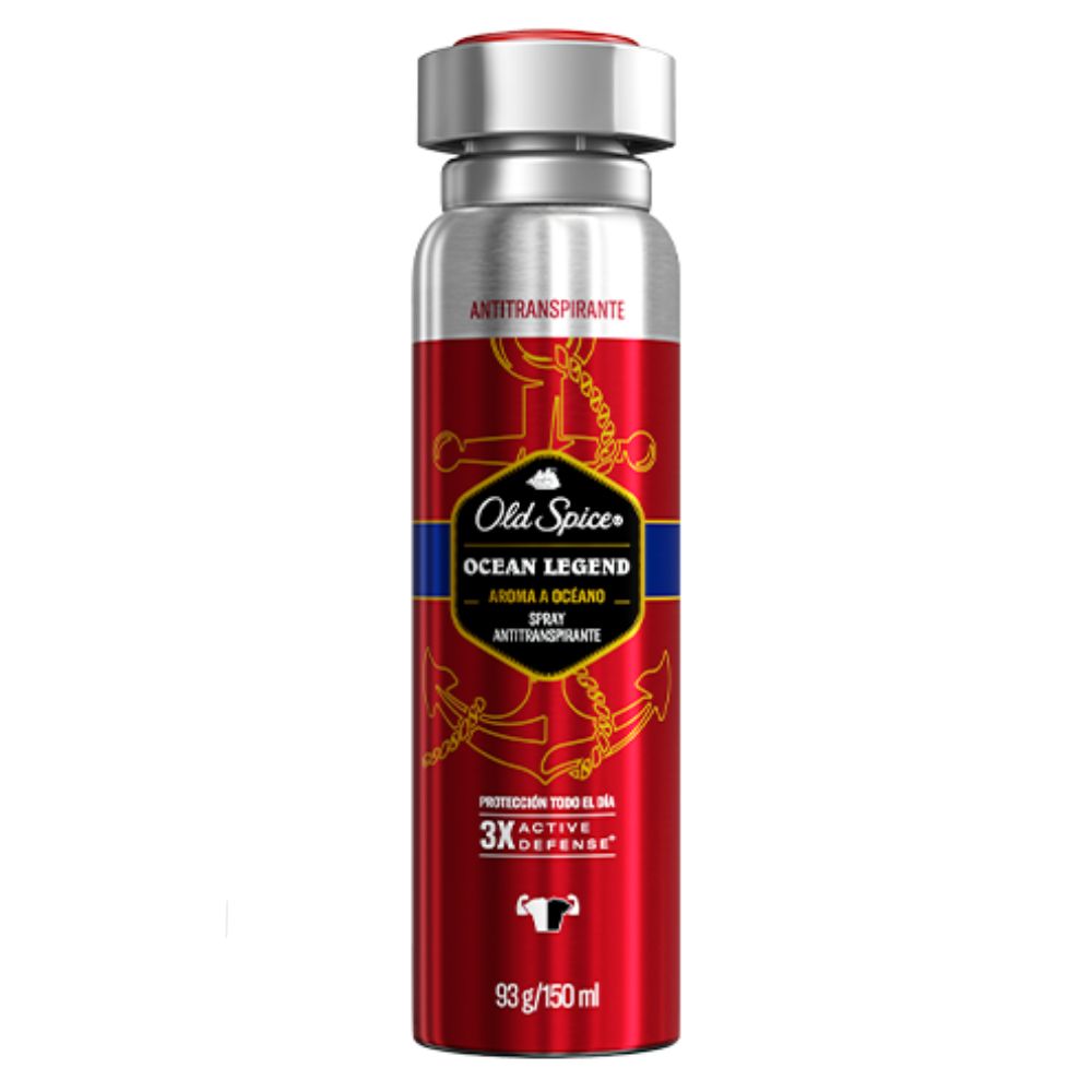 Desodorante Old Spice Ocean Legend Spray Antitranspirante 150 ml