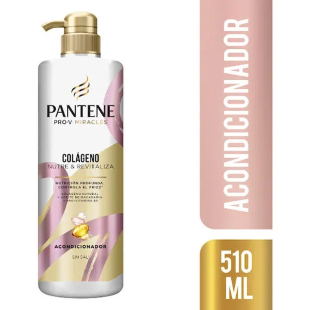 Pantene Pro-V Miracles Acondicionador Colageno Nutre & Revitaliza Sin Sal 510ml