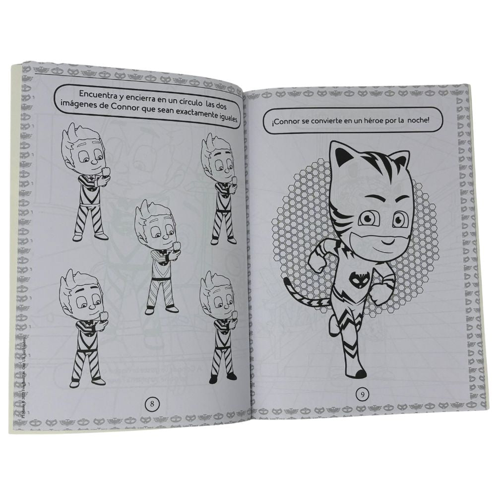Sicoben PjMasks Libro De Colorear y Actividades 24pag