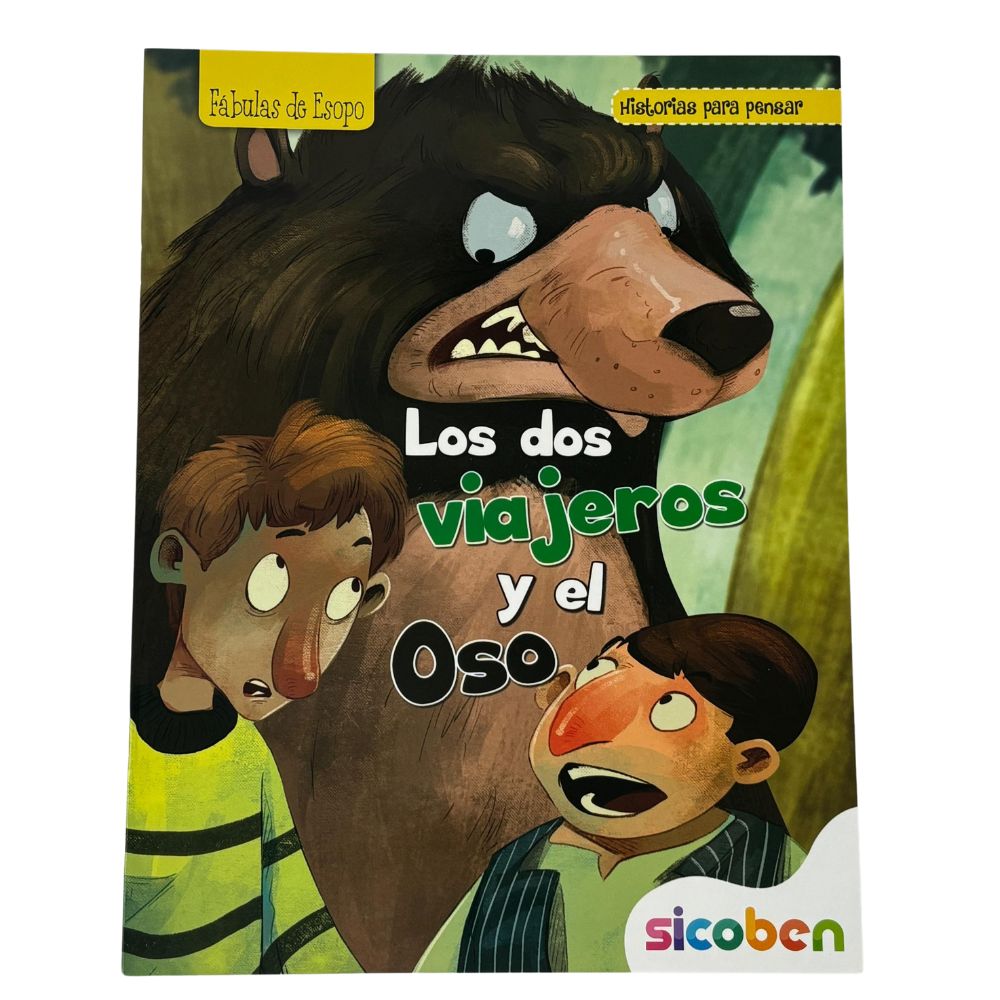 Sicoben Los Dos Viajeros y El Oso Fabulas de Esopo