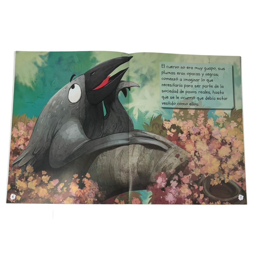Sicoben El Cuervo Vanidoso y las Plumas Prestadas Fabulas de Esopo
