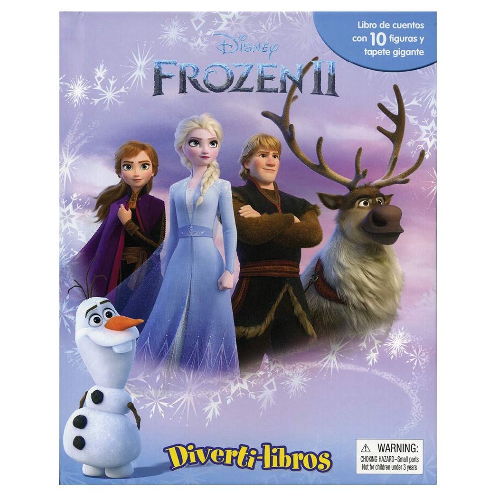 Sicoben Frozen Interactivo Diverti-Libros Cuento con 10 Figuras y Tapete 3+