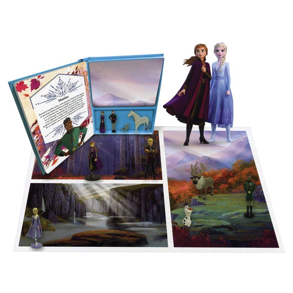 Sicoben Frozen Interactivo Diverti-Libros Cuento con 10 Figuras y Tapete 3+