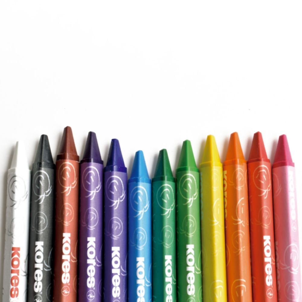 Kores Krayones de Cera Jumbo 12 Und