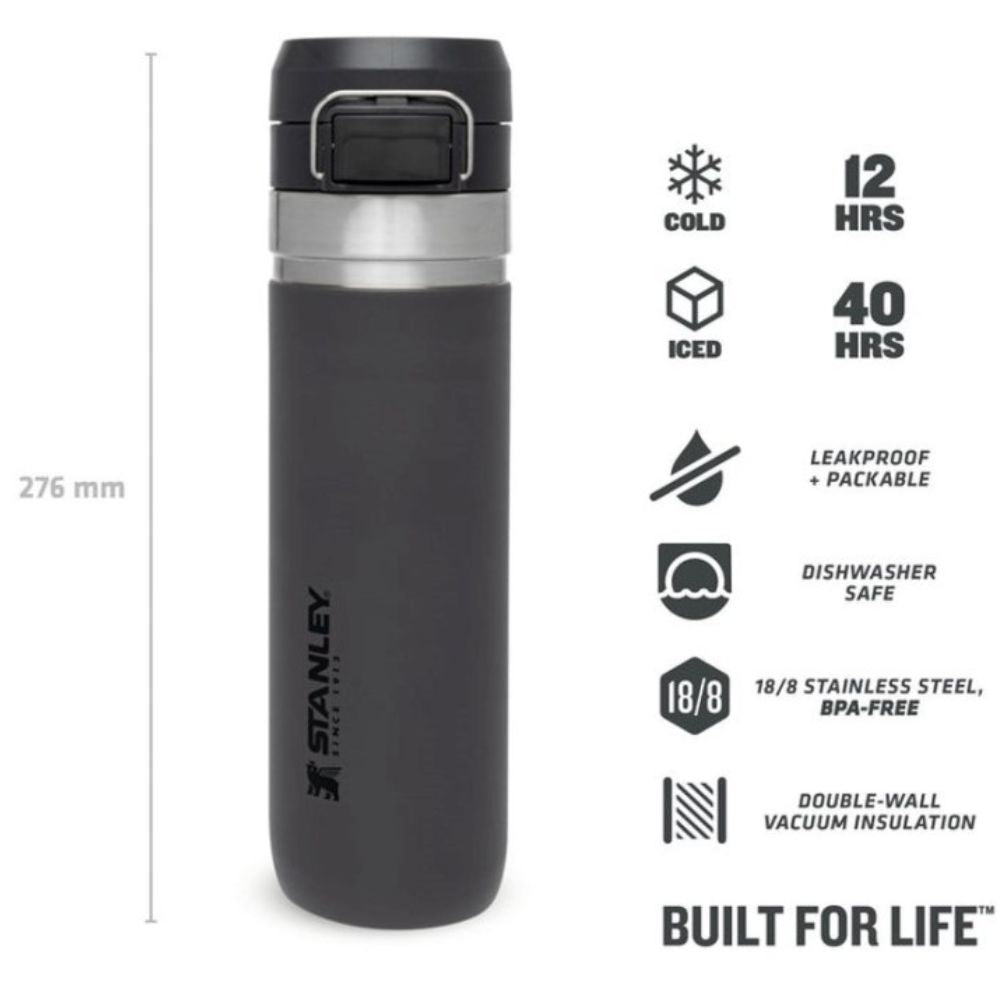 Stanley Termo The Quick-Flip Go Bottle Color Charcoal 24oz
