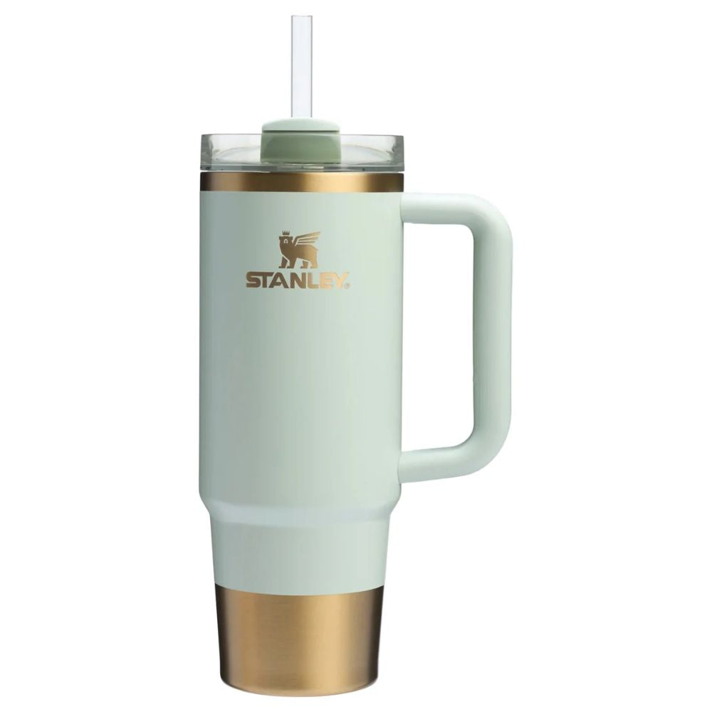 Stanley Termo Quencher H2.0 FlowState Tumbler 30oz Gilded Celadon
