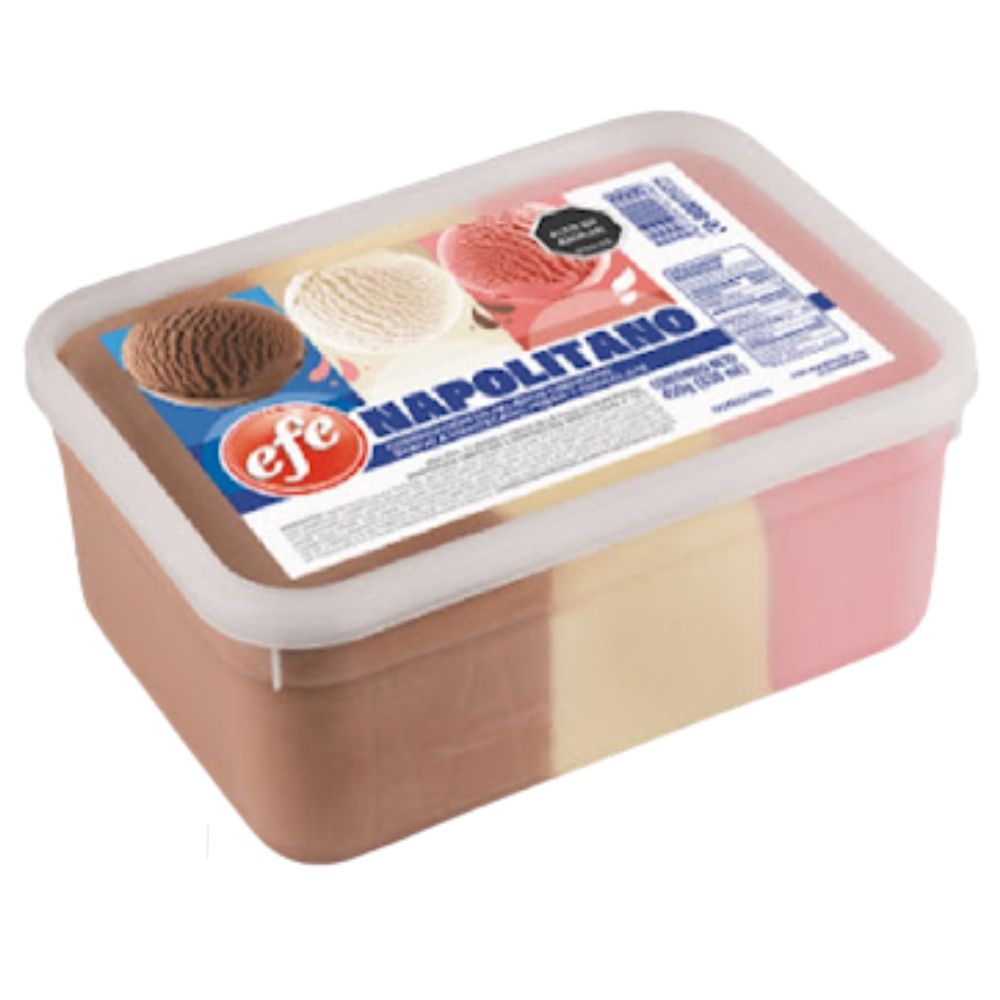 Helado Efe Napolitano 830ml