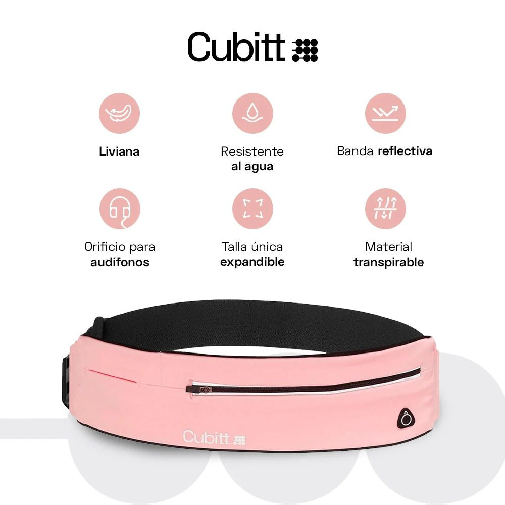 Cubitt Cinturón Sport Belt Warm Rosado