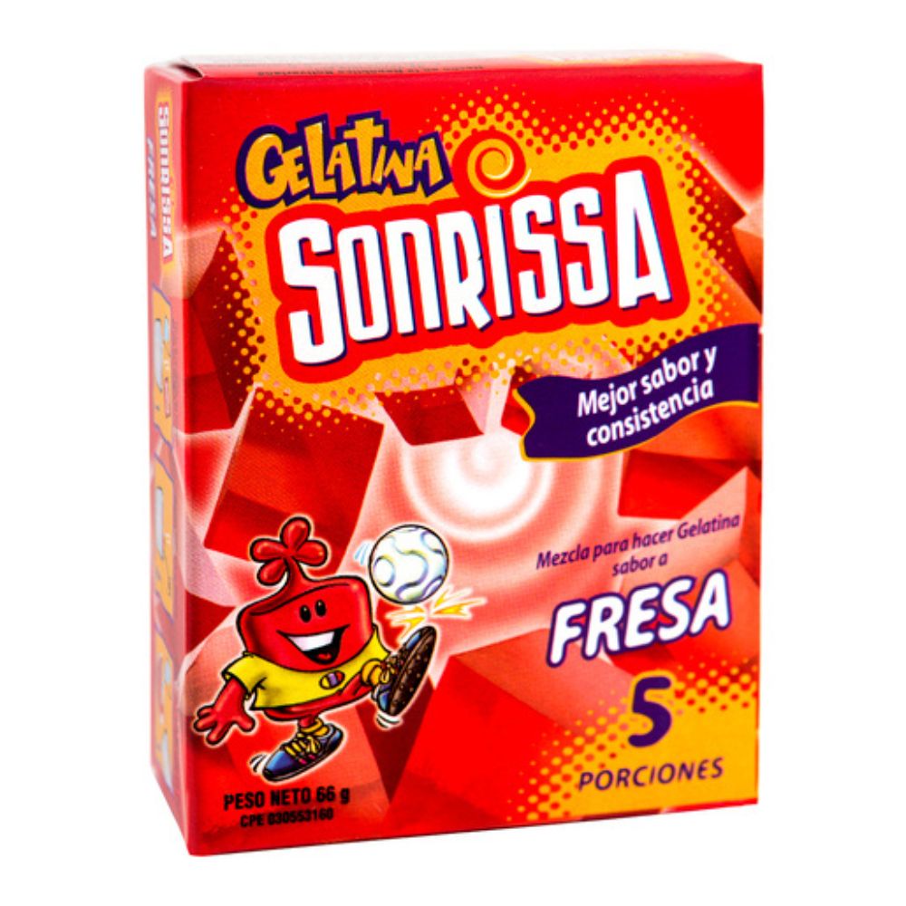 Sonrissa Gelatina de Fresa 66gr