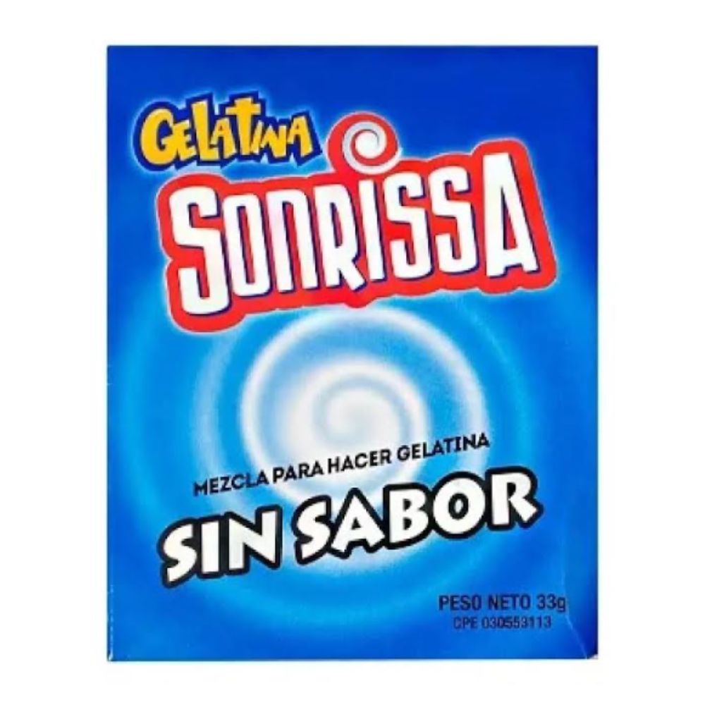 Sonrissa Gelatina sin Sabor 33gr