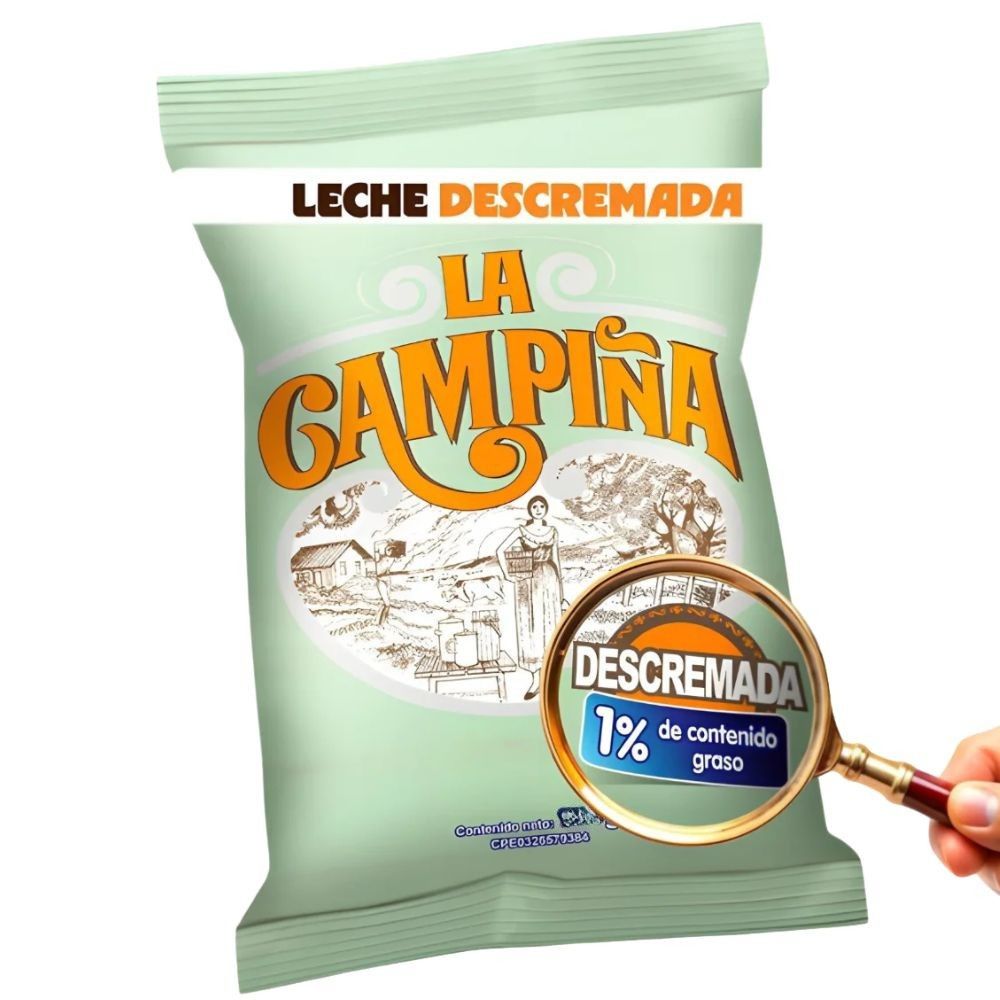 Leche La Campiña Descremada En Polvo 400gr