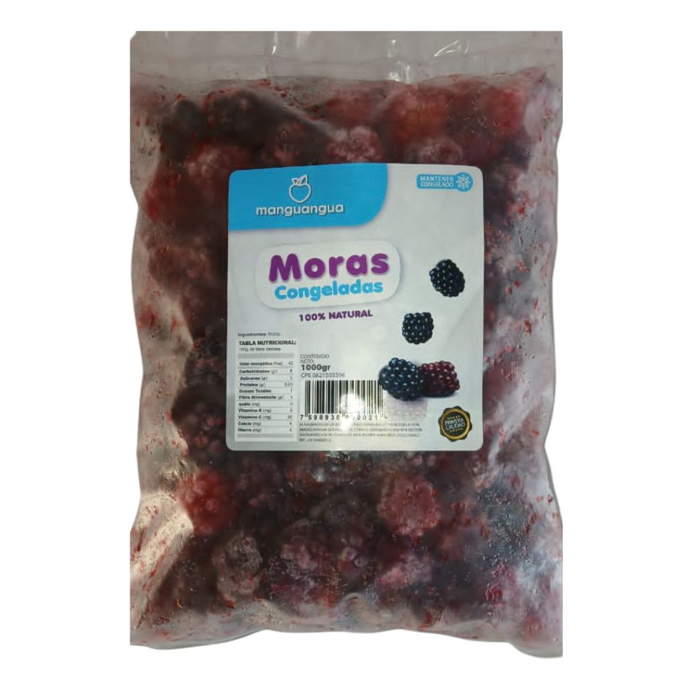 Manguangua Moras Congeladas 1kg