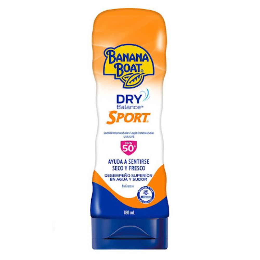 Banana Boat Protector Solar Locion Dry Balance Sport 50FPS 180ml