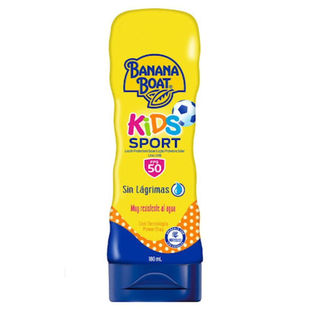Banana Boat Protector Solar Locion Kids Sport 50FPS 180ml