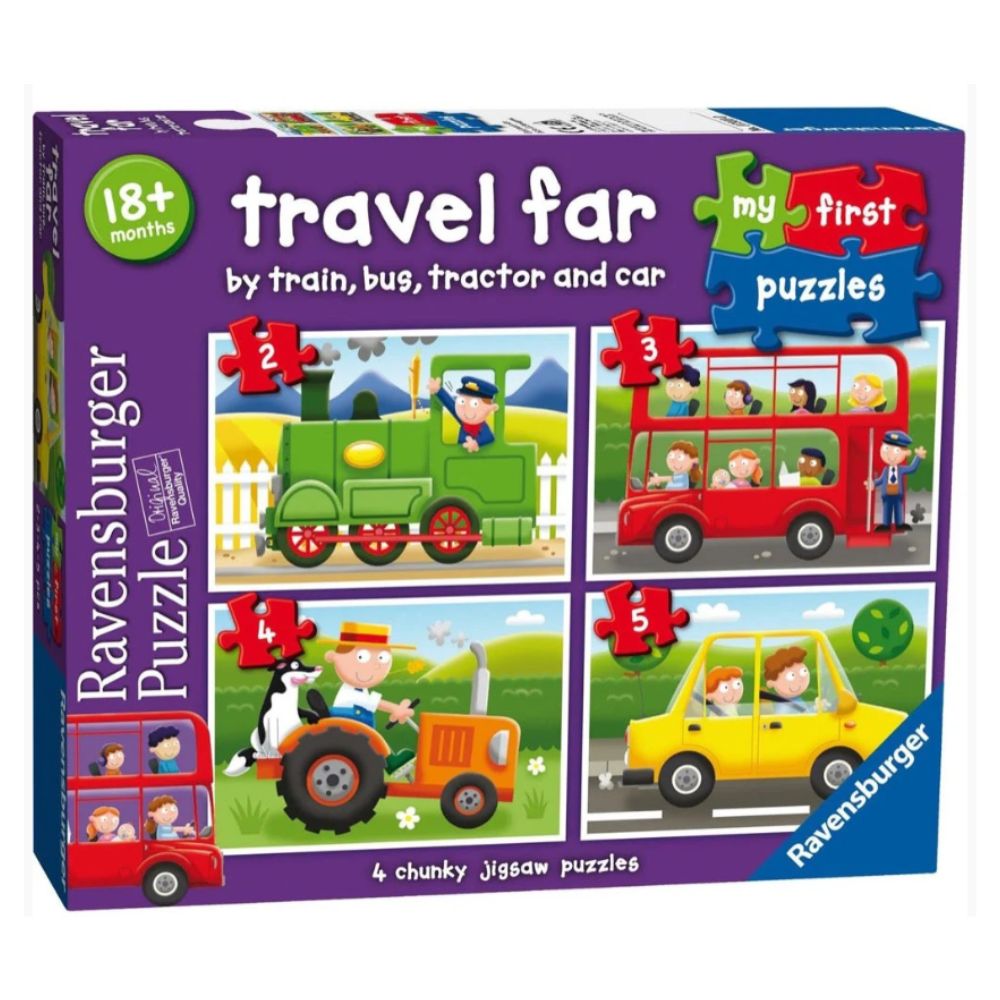 Ravensburger Rompecabezas Travel Far My First Puzzles 18m+