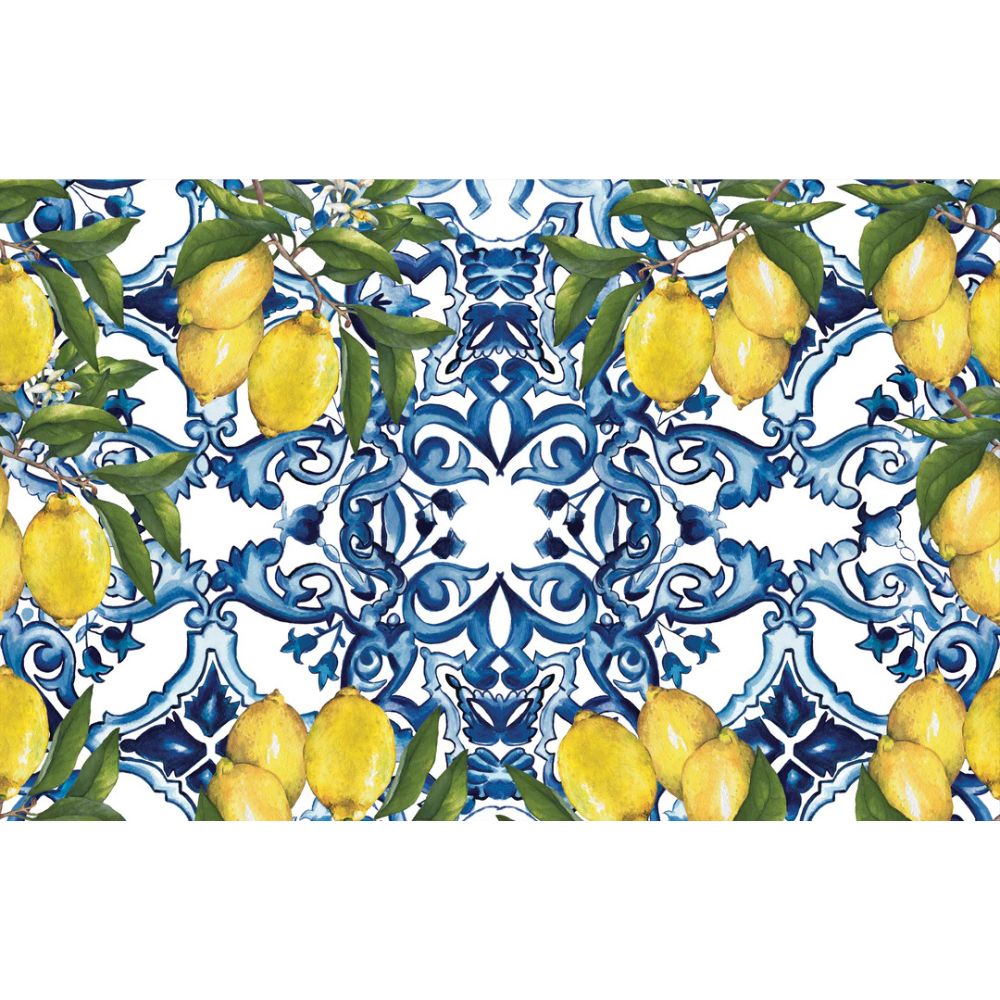 Block de 52 Individuales Marianella Morrison de Papel Dividu Weekend