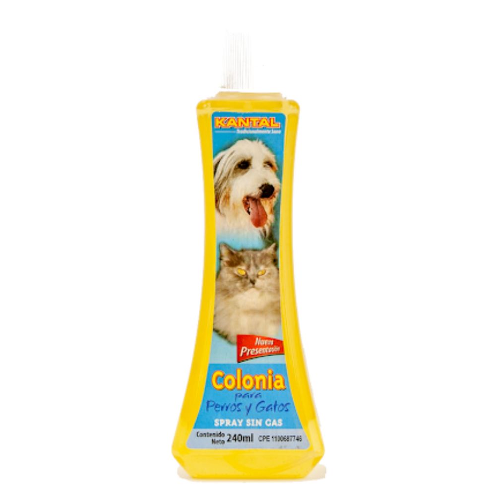 Kantal Colonia para Mascotas Perros y Gatos 240ml