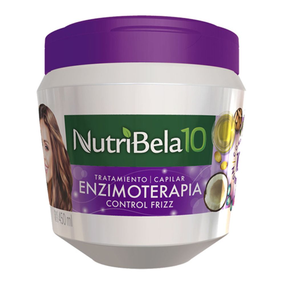 Nutribela Tratamiento Capilar Enzimoterapia Control Frizz 450ml