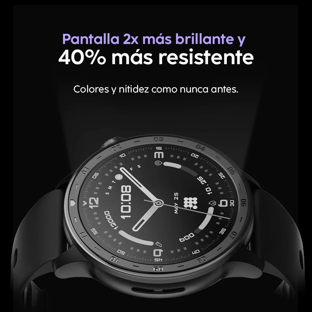 Cubitt Reloj Aura 2 Con Bluetooth, GPS, VITA AI y Salud Mocha Brown