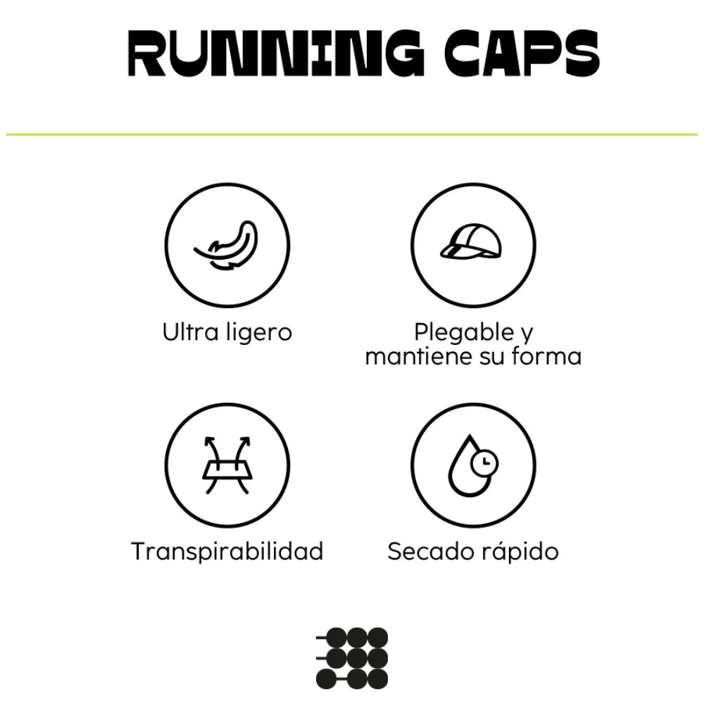 Cubitt Gorra Running Caps Very Berry