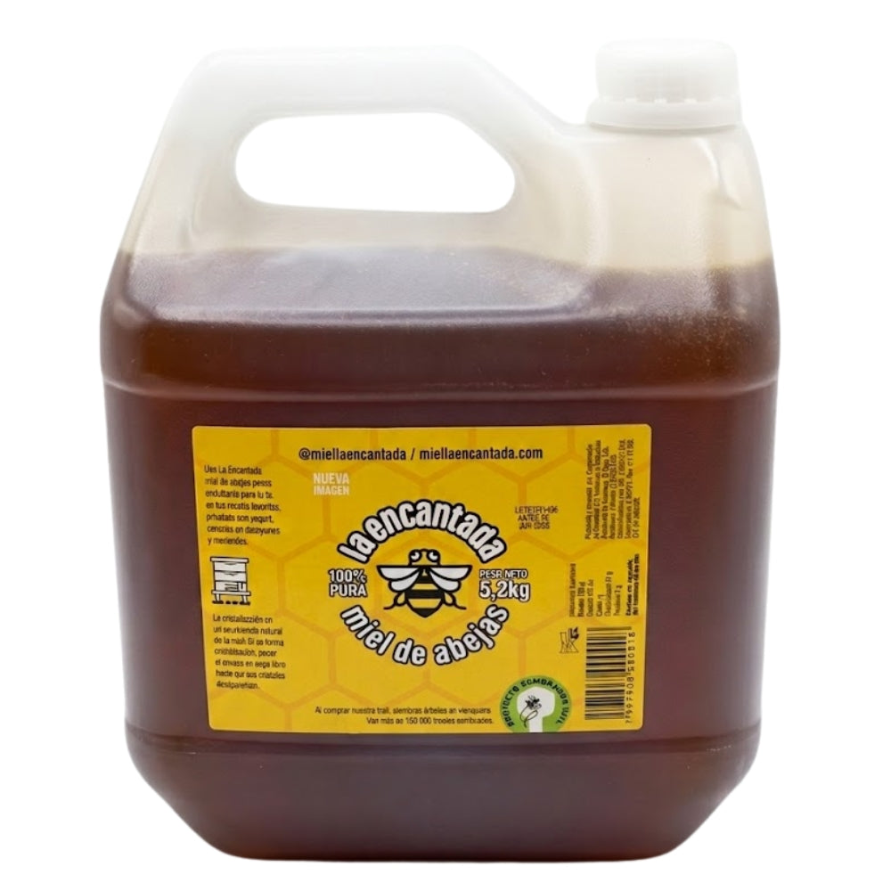 La Encantada Galon de Miel 100% Pura 5.2 Kg