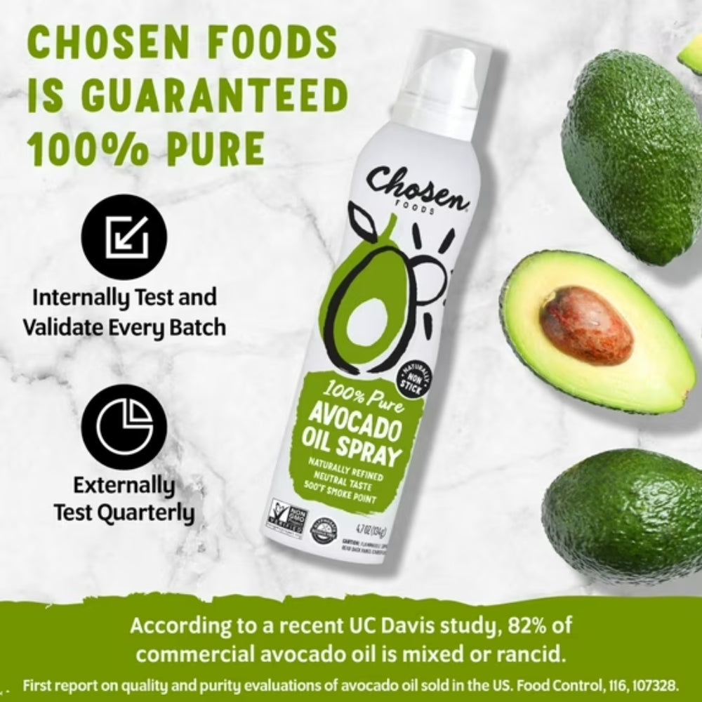 Aceite de Avocado en Spray Extra Grande Chosen Foods 100% Pure Avocado Oil 383gr