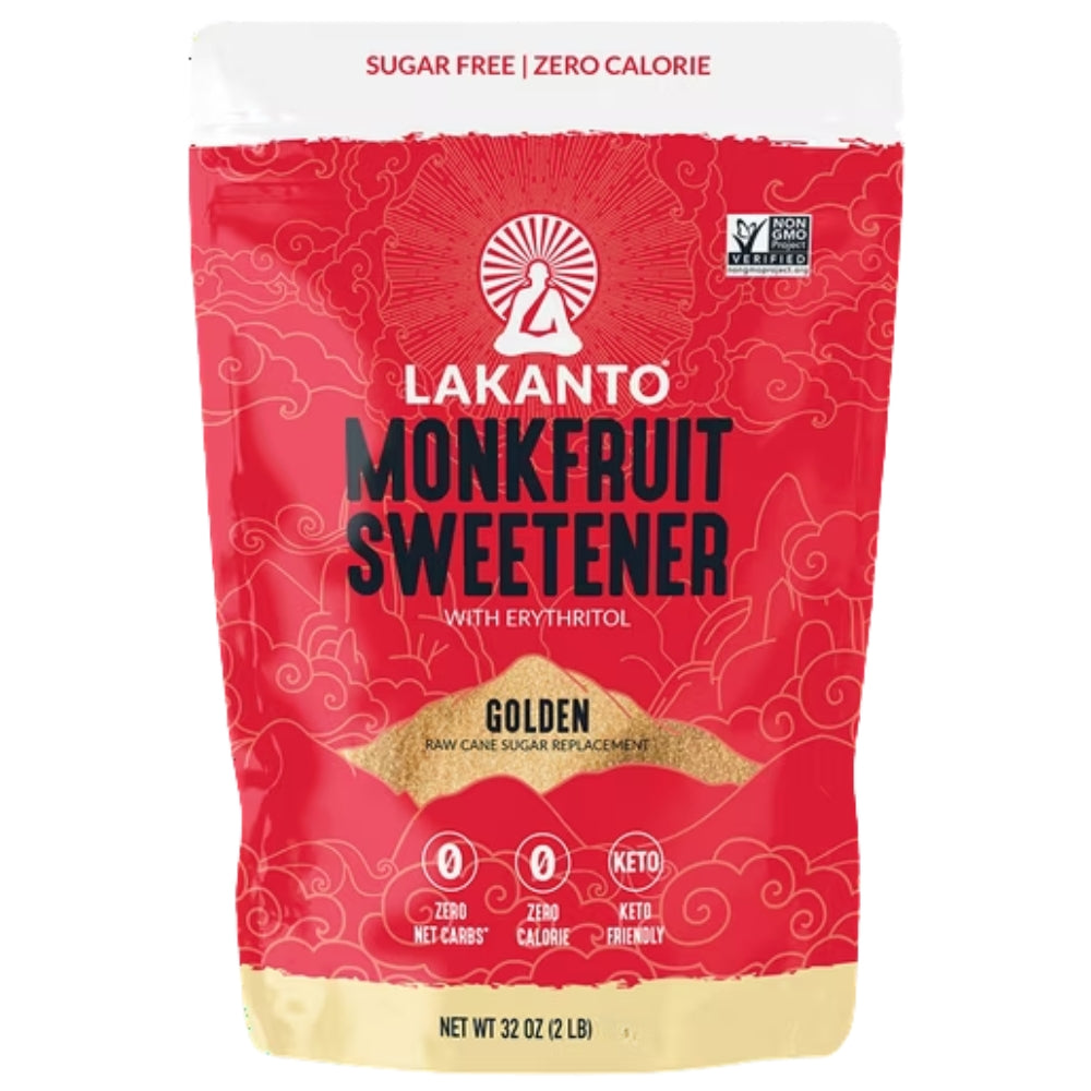 Lakanto Monkfruit Sweetener Golden With Erythritol 907gr