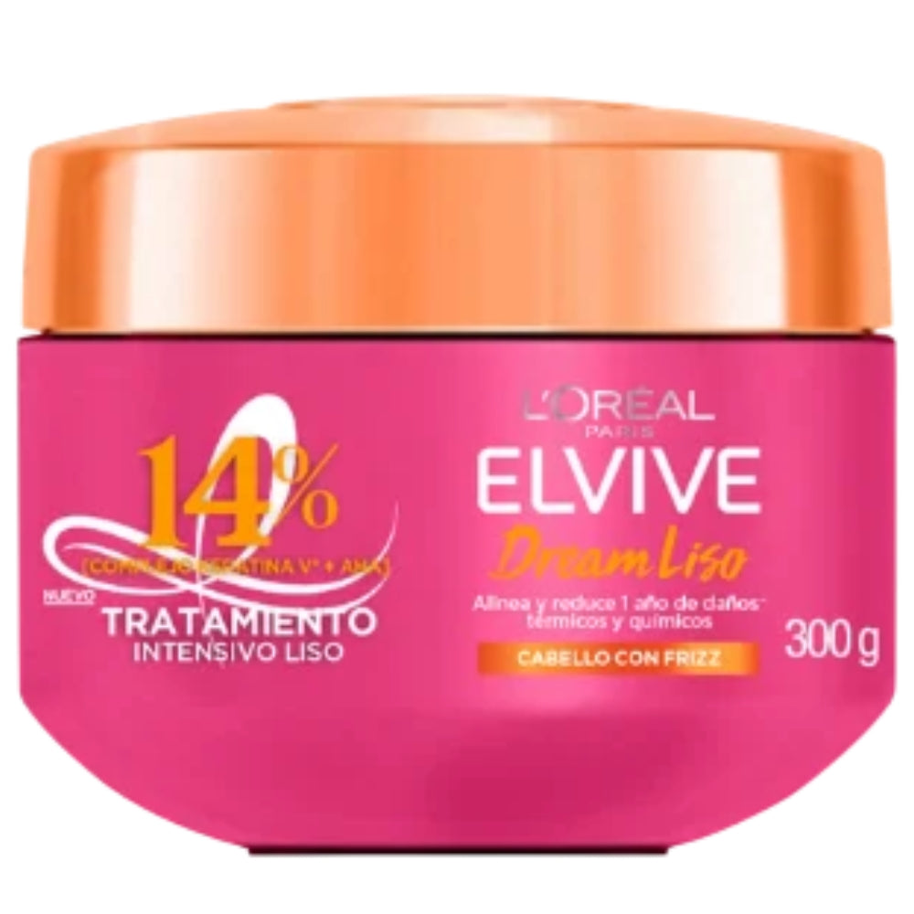 L'oreal Paris Mascarilla Elvive Drem Liso Efecto Keratina 300gr