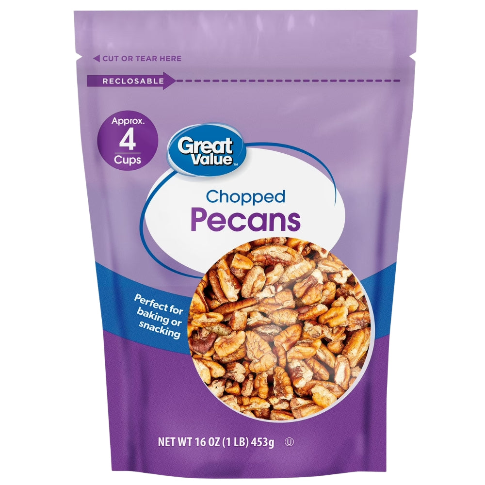 Great Value Pecans Nueces 453gr