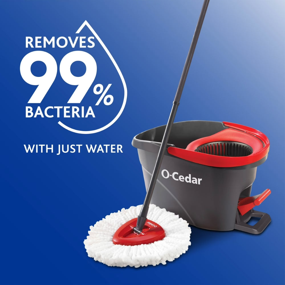 O-Cedar Tobo con Mopa Especial Microfibrer y Sistema Giratorio