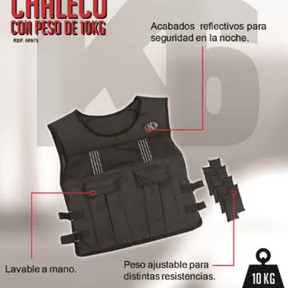 K6 Chaleco con Peso 10kgs