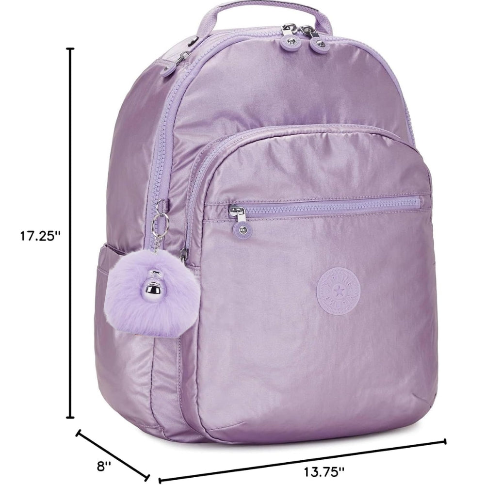 Kipling Bolso L Seoul Amethyst Aura Metallic