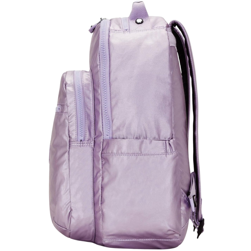 Kipling Bolso L Seoul Amethyst Aura Metallic