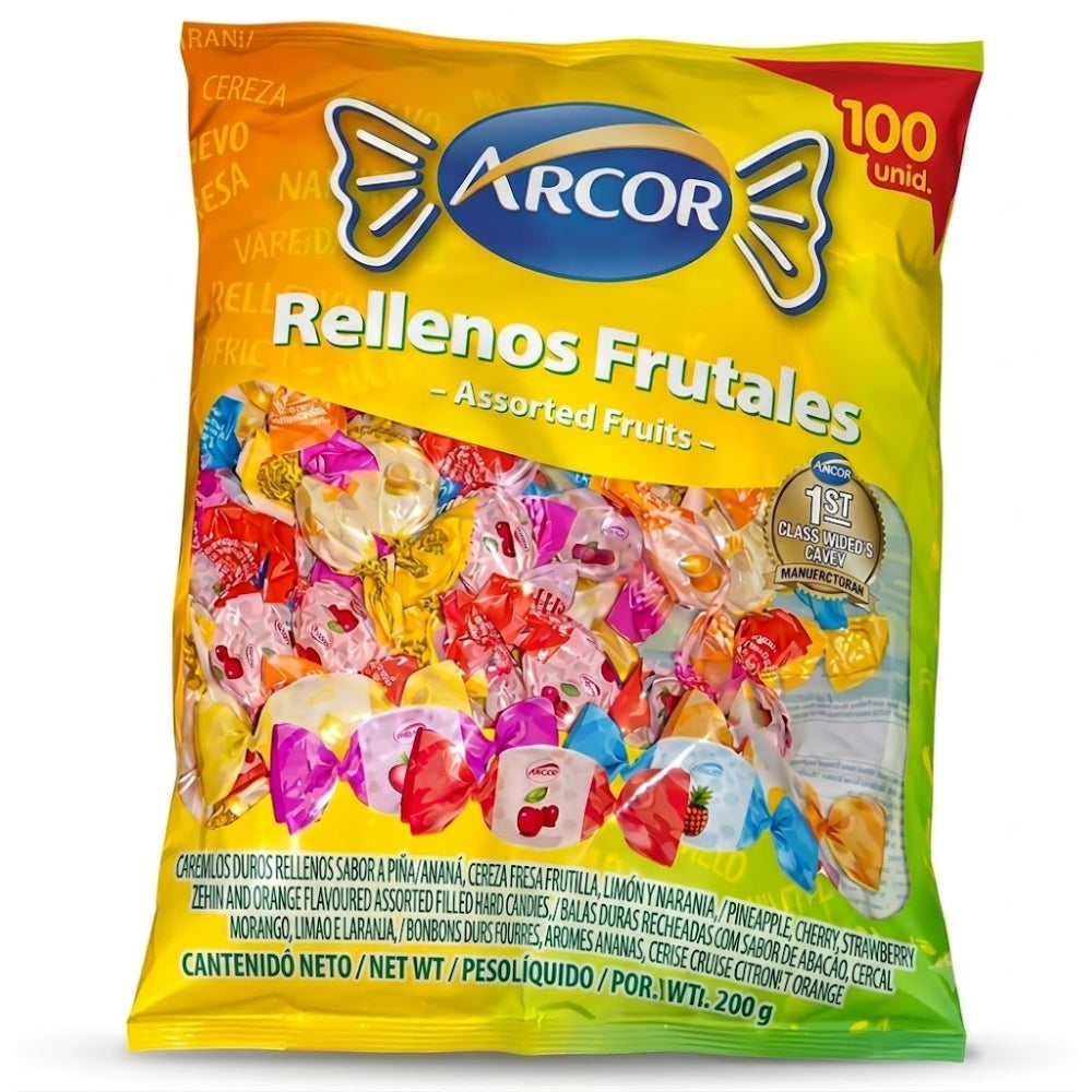 Arcor Caramelos Frutales Bolsa 100 Und