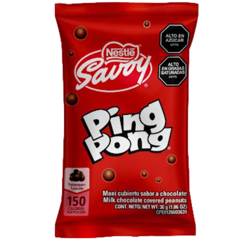 Savoy Caja Chocolate Ping Pong 16 und de 30gr