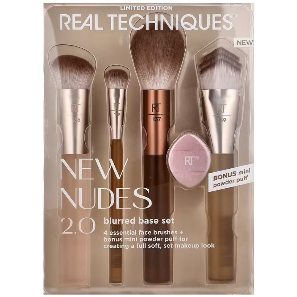 Real Techniques Limited Edition New Nudes 2.0 Blurred Base Set 5 Piezas