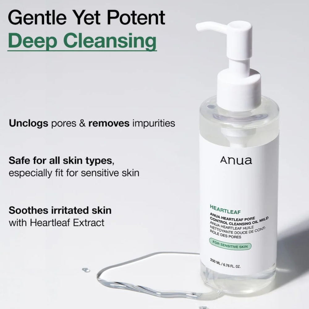 Anua Heartleaf Pore Control Cleansing Oil Mild 200ml