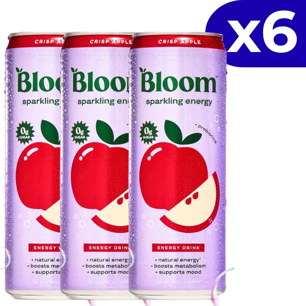 Bloom Sparkling Energy Crisp Apple 6 Und x 355ml c/u
