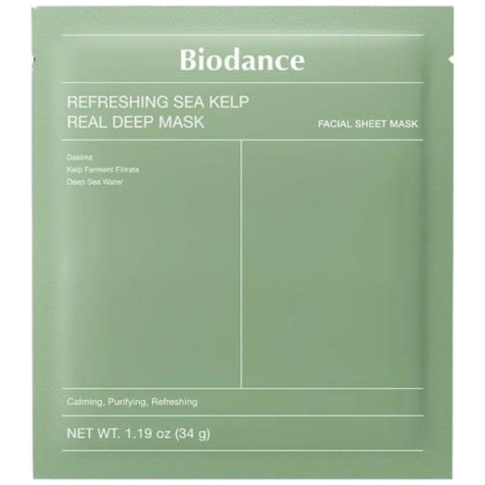 Biodance Mascarilla Refreshing Sea Kelp Real Deep Mask 34gr