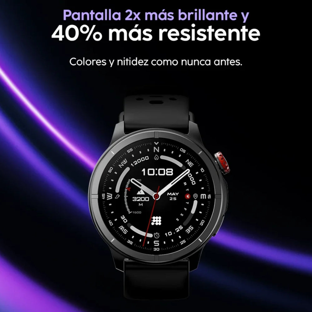 Cubitt Reloj Aura Pro 2 Con Bluetooth, GPS, IA Coach y Salud Deepest Blue