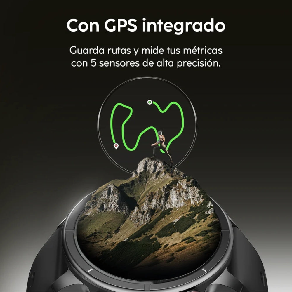 Cubitt Reloj Aura Pro 2 Con Bluetooth, GPS, IA Coach y Salud Deepest Blue