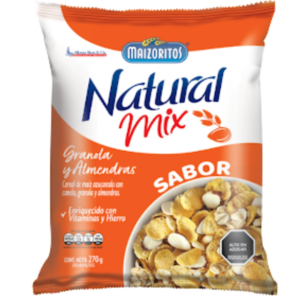 Maizoritos Natural Mix Granola y Almendra 270 grs