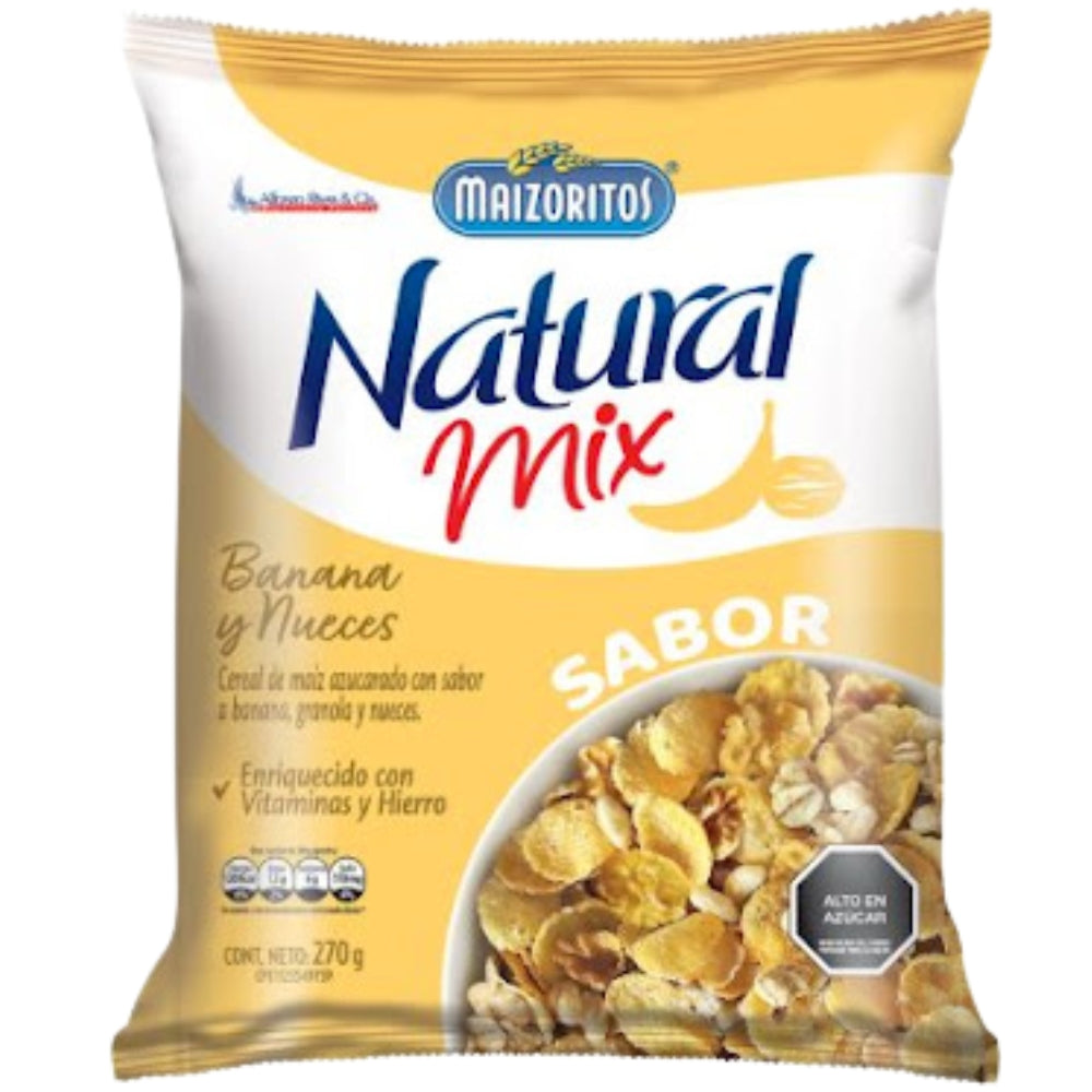 Maizoritos Natural Mix Cambur y Nuez 270 grs