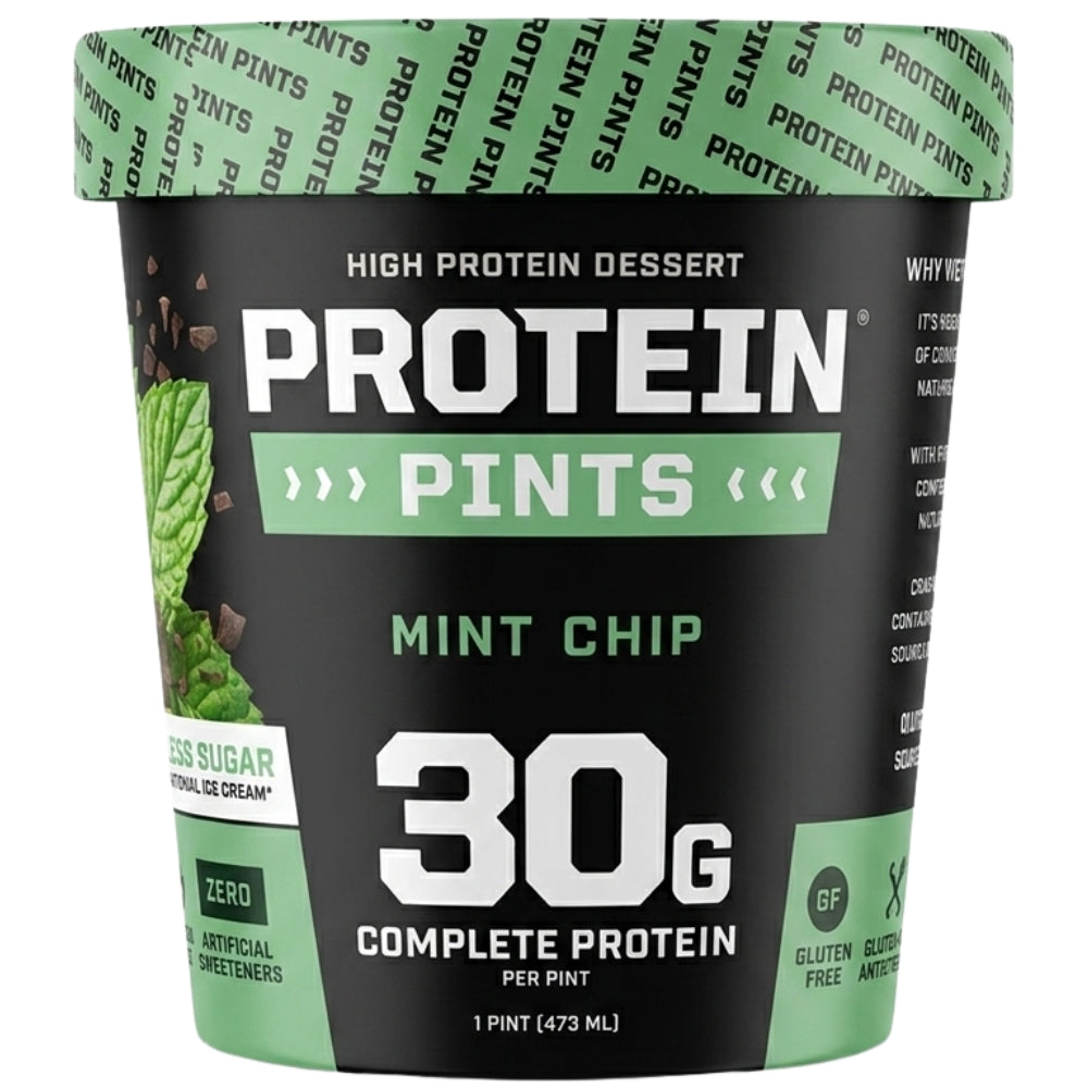 Protein Pints Helado 30gr de Proteina Sabor a Mint Chip 473ml