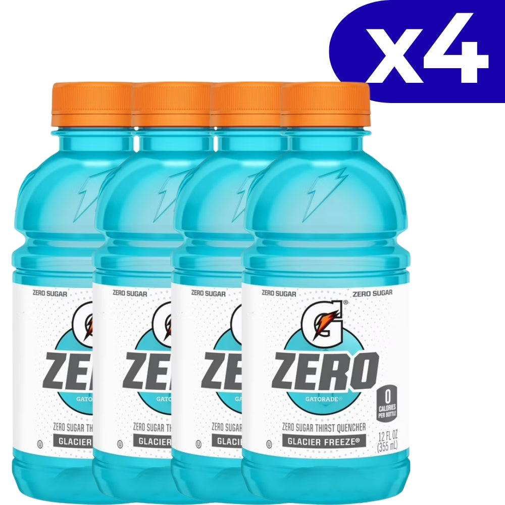 Gatorade Zero Sugar Glacier Freeze 4 Und x 355ml