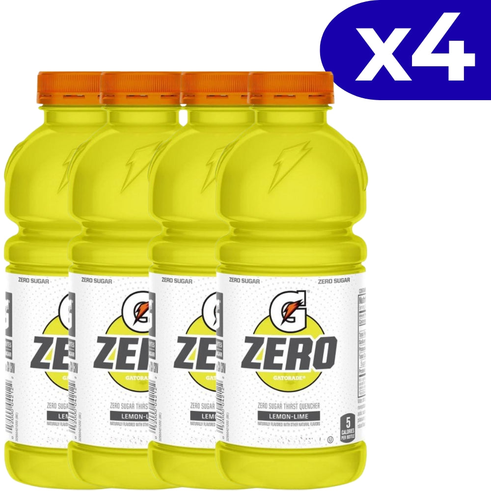 Gatorade Zero Sugar Lemon Lime 4 Und x 355ml