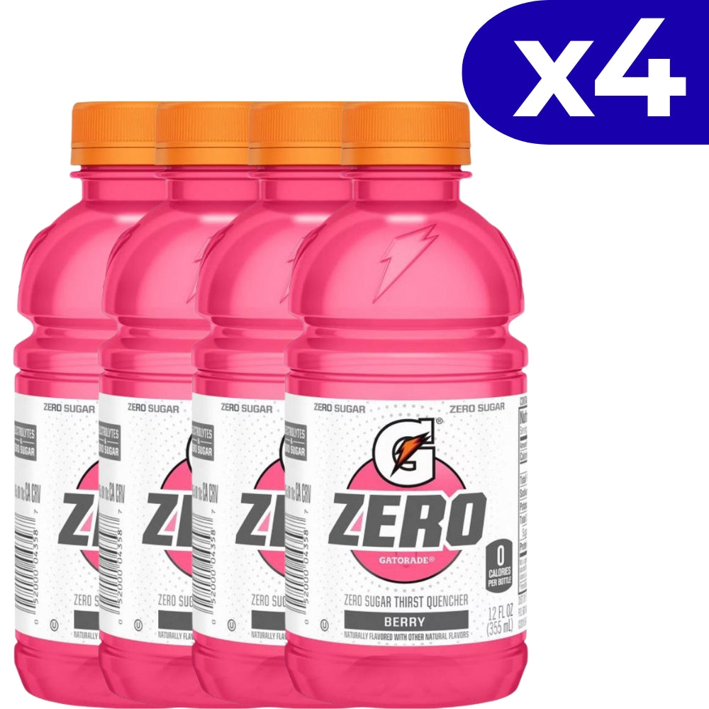 Gatorade Zero Sugar Berry 4 Und x 355ml