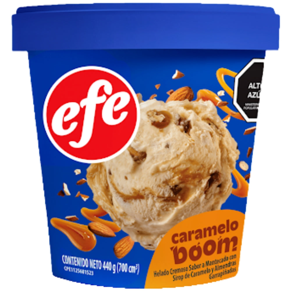 Helado Efe Caramelo Boom 700ml